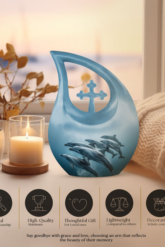 Dolphin Urns For Ashes - Urns Cremation Ashes Female