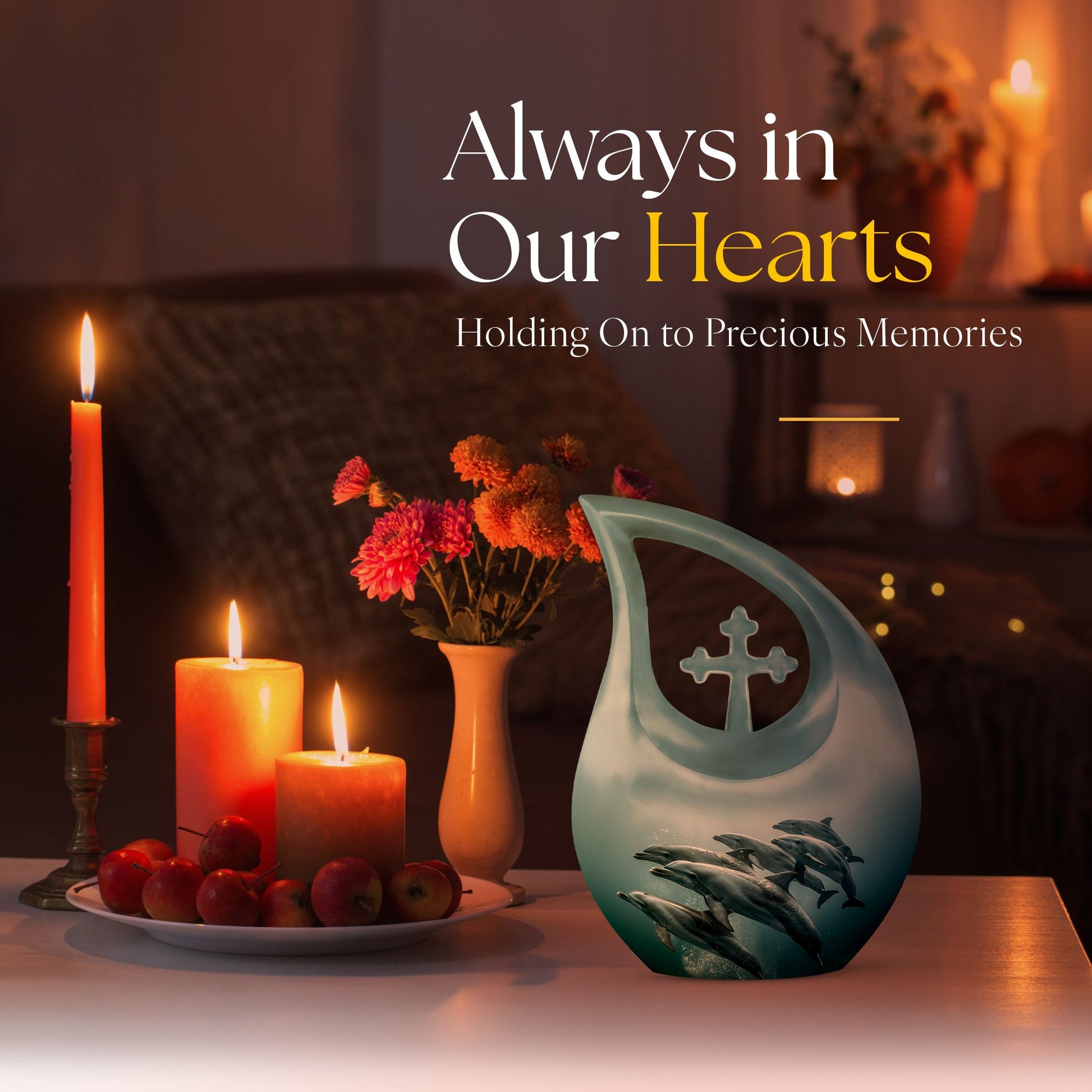 Dolphin Urns For Ashes - Urns Cremation Ashes Female