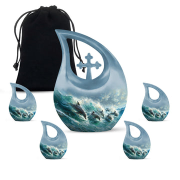 Large Urn With 4 Keepsake