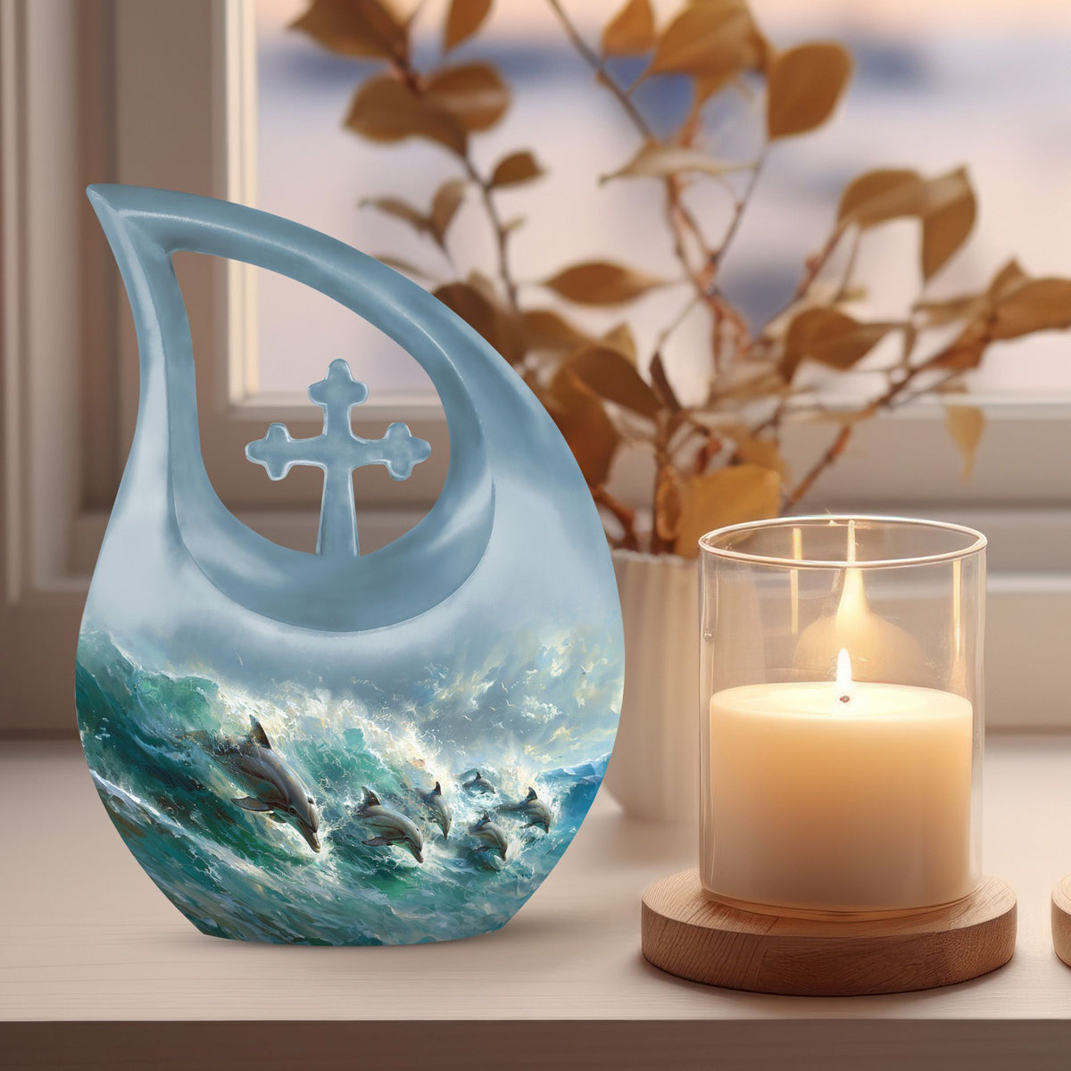 Dolphin Urns For Ashes - Cremation Urns Adult Males