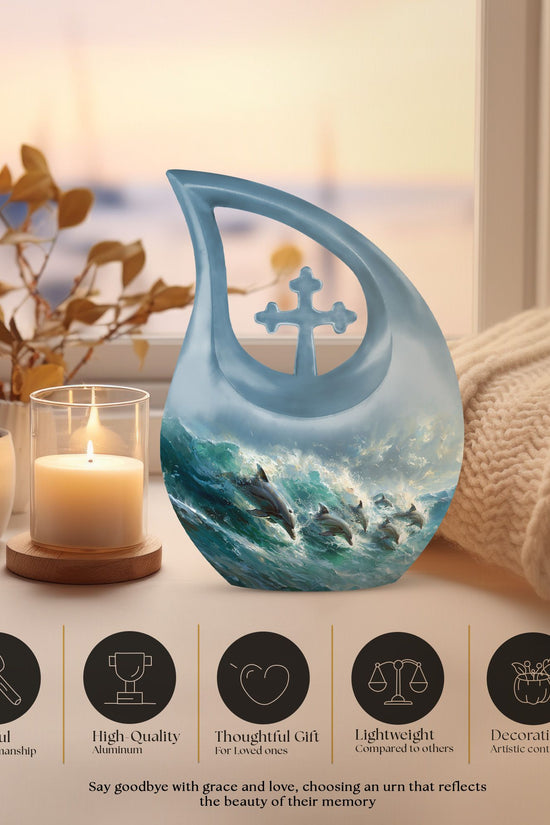 Dolphin Urns For Ashes - Cremation Urns Adult Males