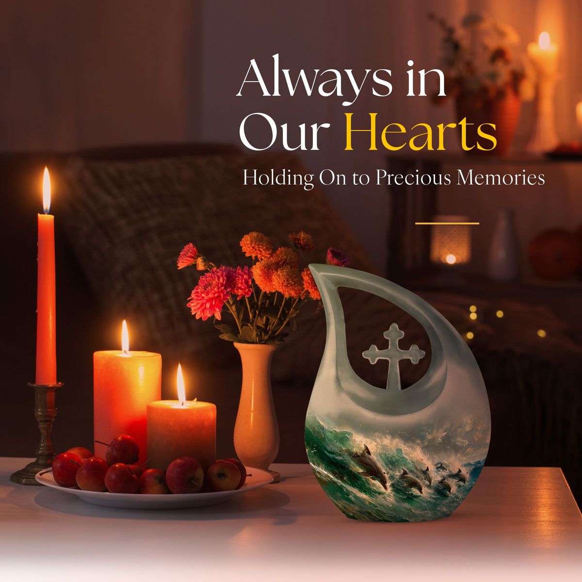 Dolphin Urns For Ashes - Cremation Urns Adult Males