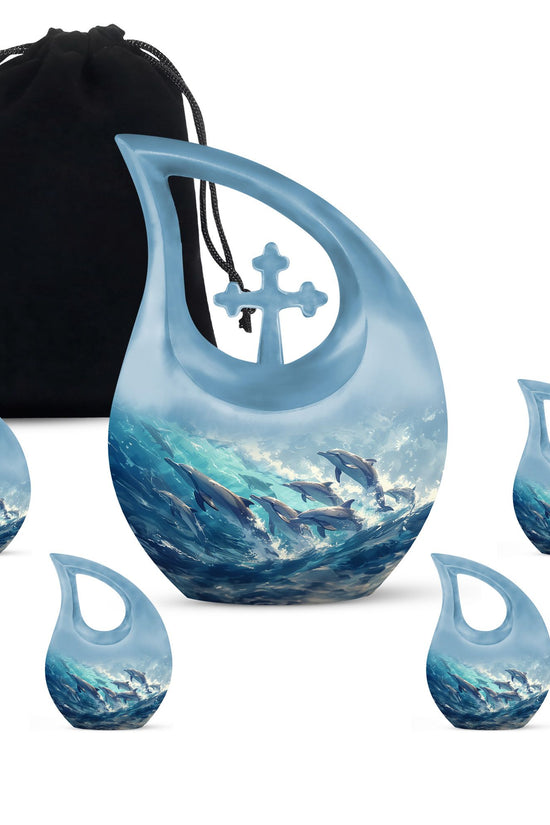 Dolphin Urns For Ashes - Burial Urns Adult Female