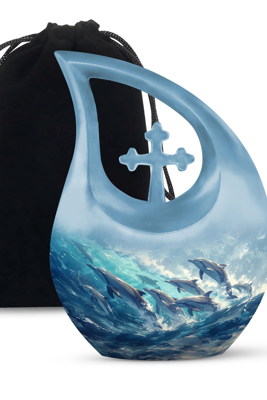Dolphin Urns For Ashes - Burial Urns Adult Female