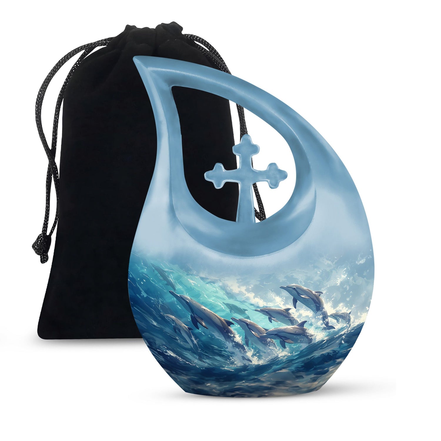 Dolphin Urns For Ashes - Burial Urns Adult Female