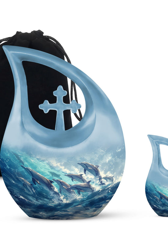 Dolphin Urns For Ashes - Burial Urns Adult Female