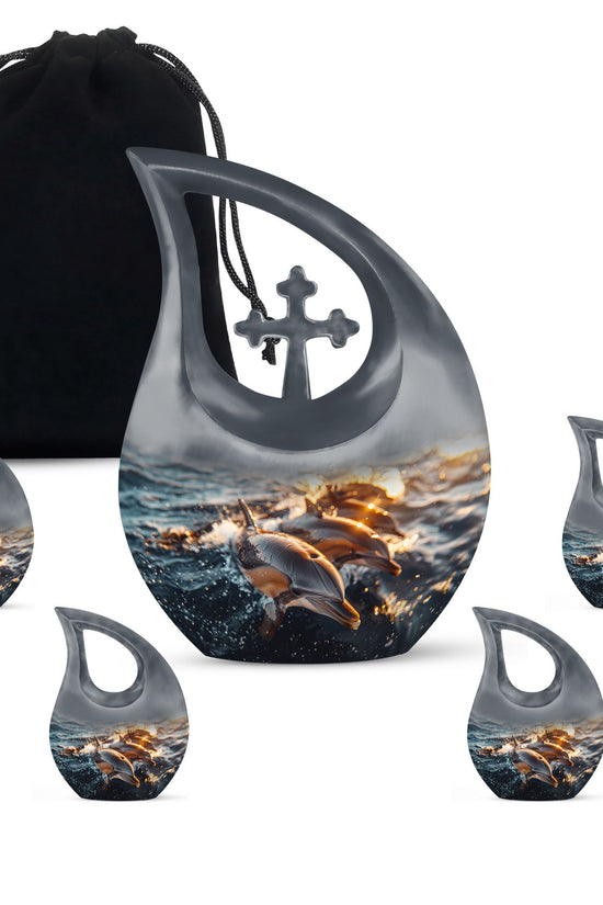 Dolphin Urns For Ashes - Mini Urns For Human Ashes Adult Male
