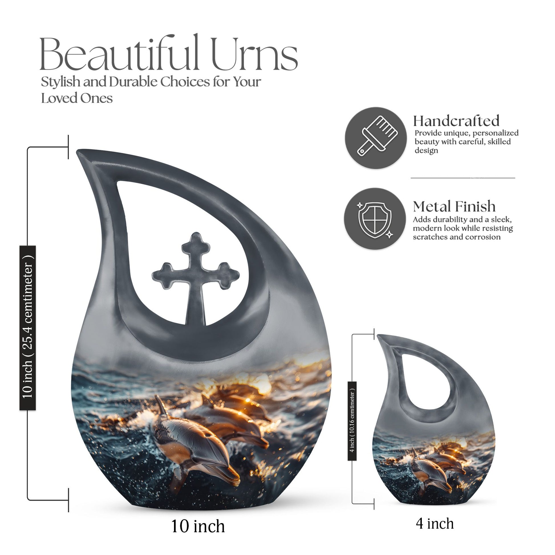 Dolphin Urns For Ashes - Mini Urns For Human Ashes Adult Male