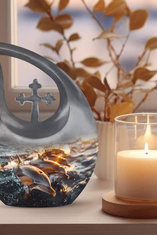 Dolphin Urns For Ashes - Mini Urns For Human Ashes Adult Male
