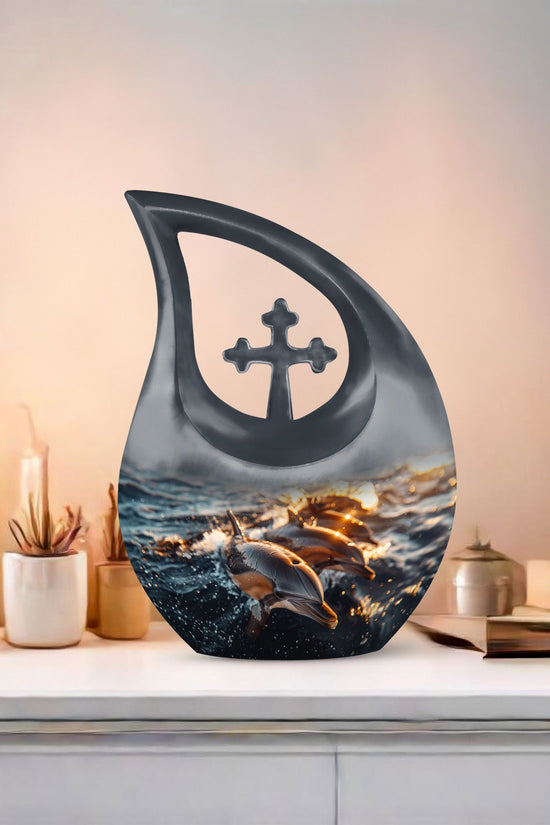Dolphin Urns For Ashes - Mini Urns For Human Ashes Adult Male