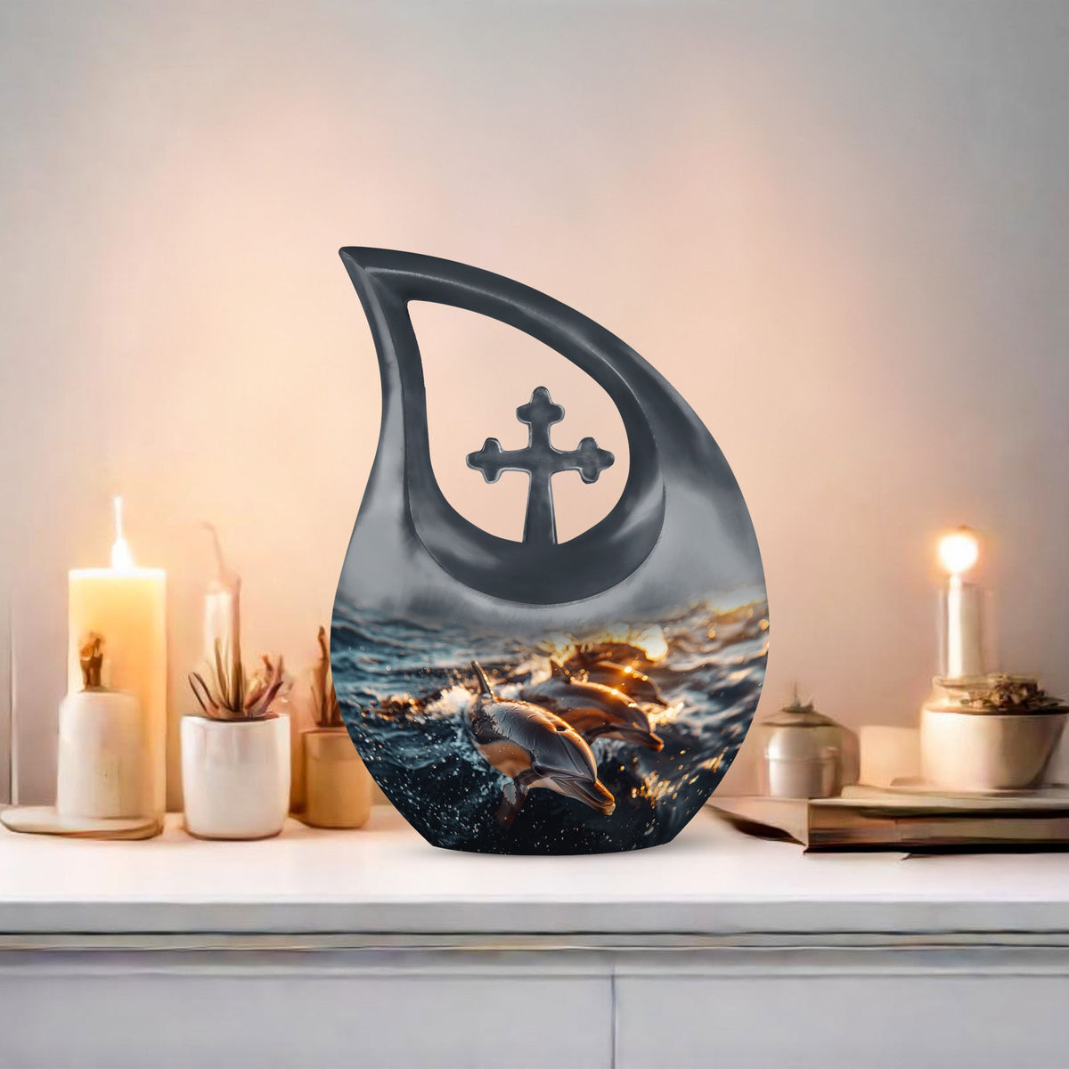 Dolphin Urns For Ashes - Mini Urns For Human Ashes Adult Male