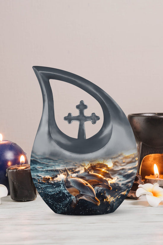 Dolphin Urns For Ashes - Mini Urns For Human Ashes Adult Male
