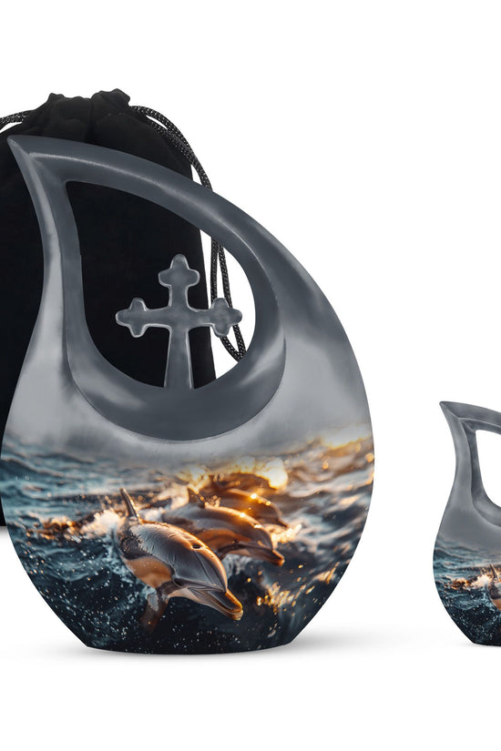 Dolphin Urns For Ashes - Mini Urns For Human Ashes Adult Male