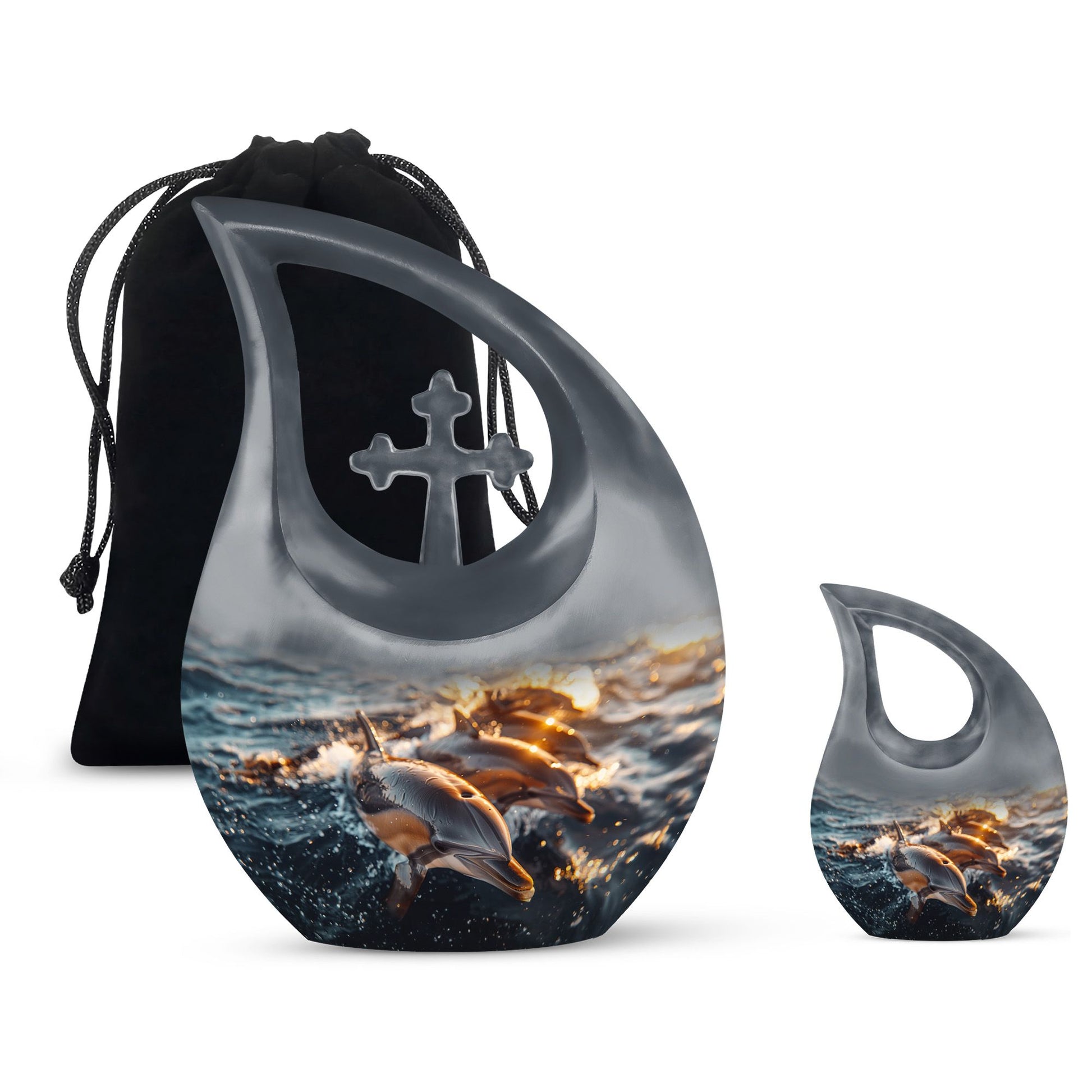 Dolphin Urns For Ashes - Mini Urns For Human Ashes Adult Male