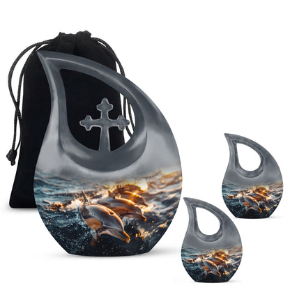 Dolphin Urns For Ashes - Mini Urns For Human Ashes Adult Male