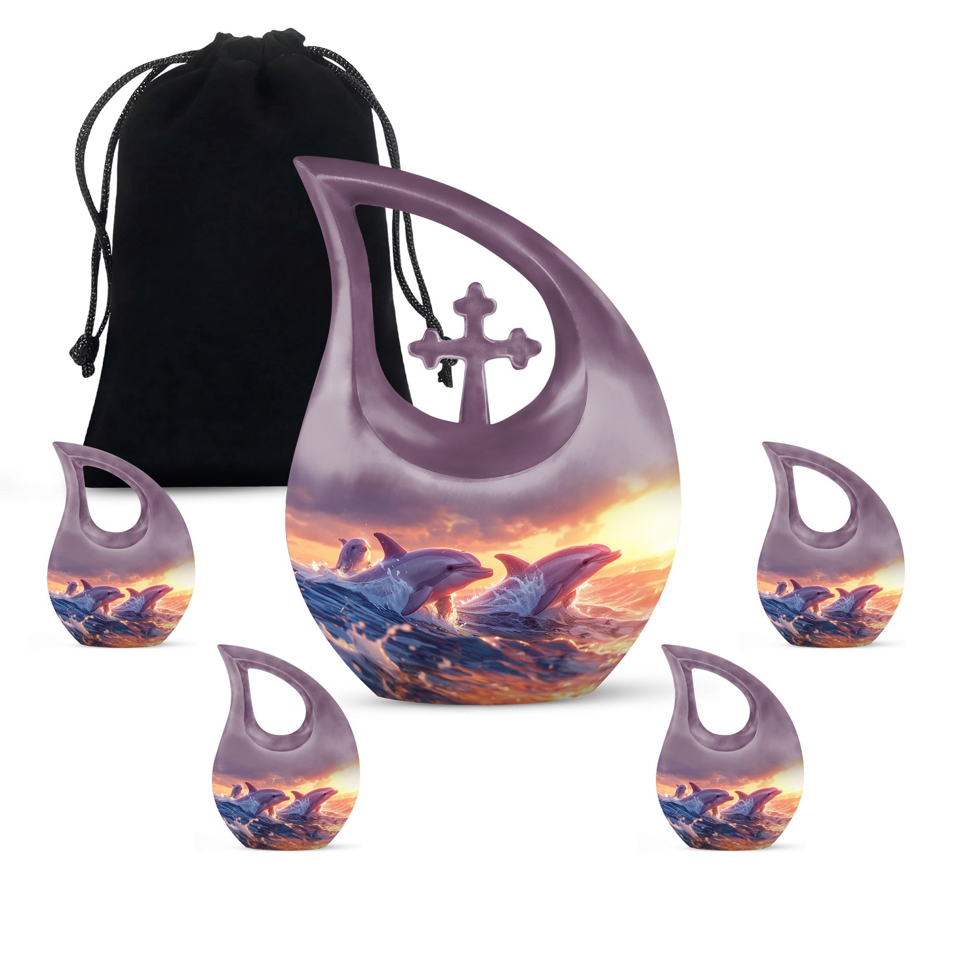 Dolphin Urns For Ashes - Urn Female Adult