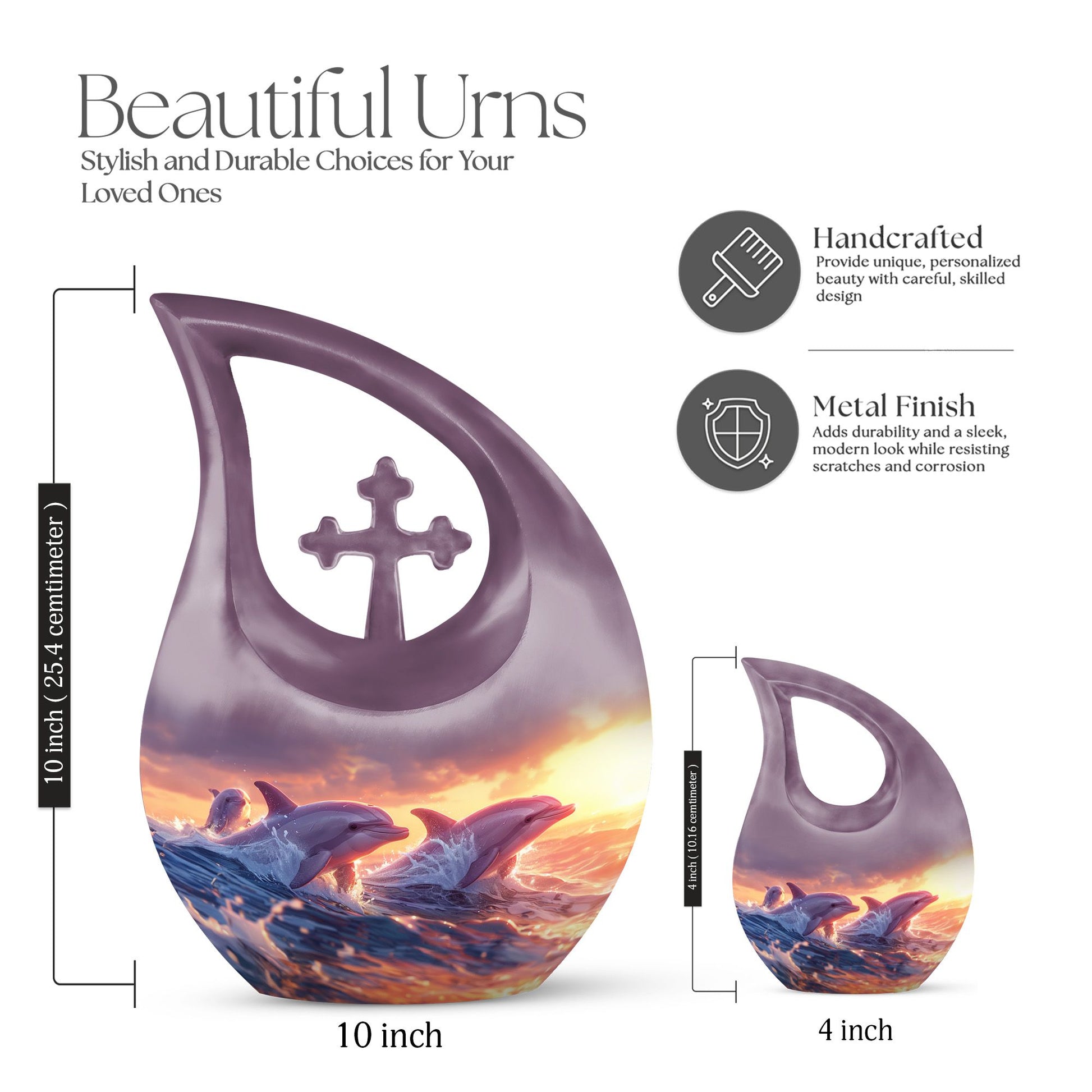 Dolphin Urns For Ashes - Urn Female Adult