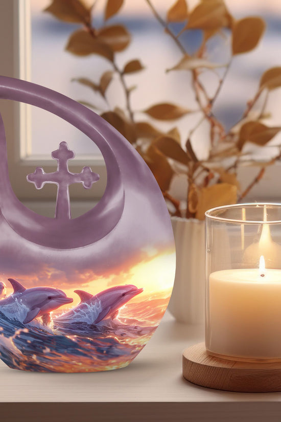 Dolphin Urns For Ashes - Urn Female Adult