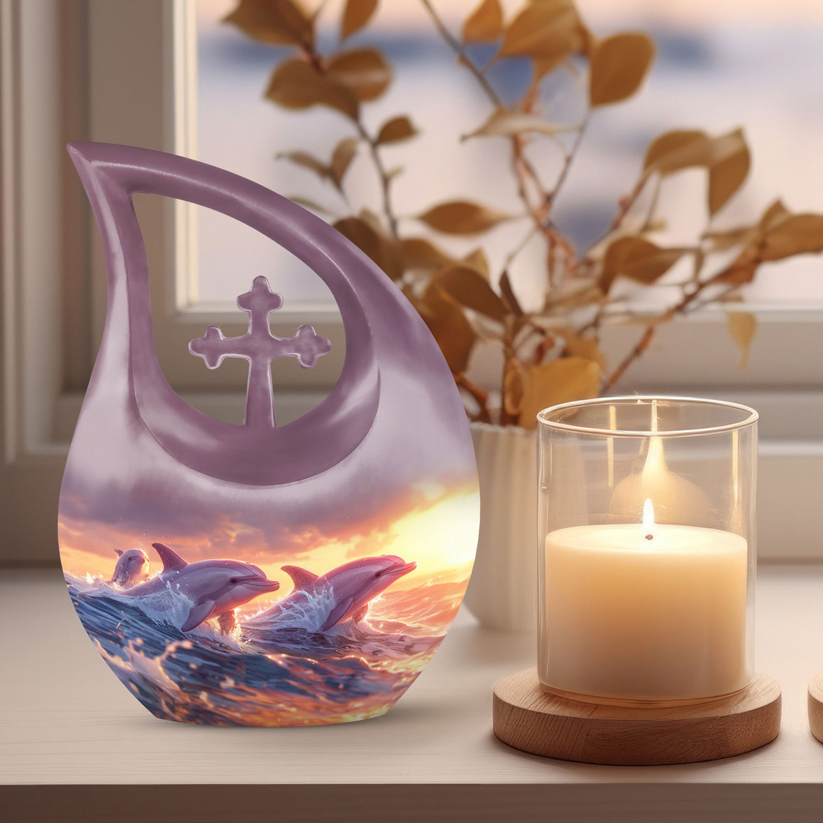 Dolphin Urns For Ashes - Urn Female Adult