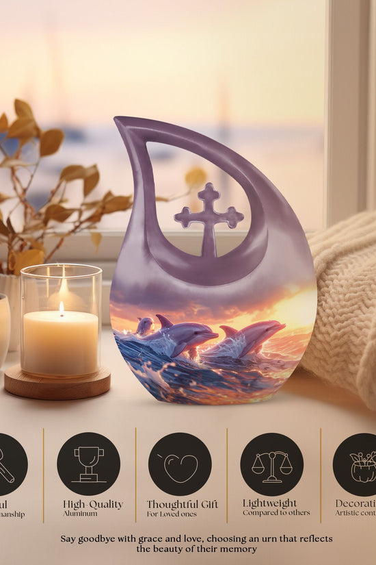 Dolphin Urns For Ashes - Urn Female Adult