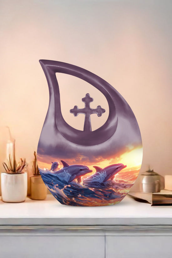 Dolphin Urns For Ashes - Urn Female Adult