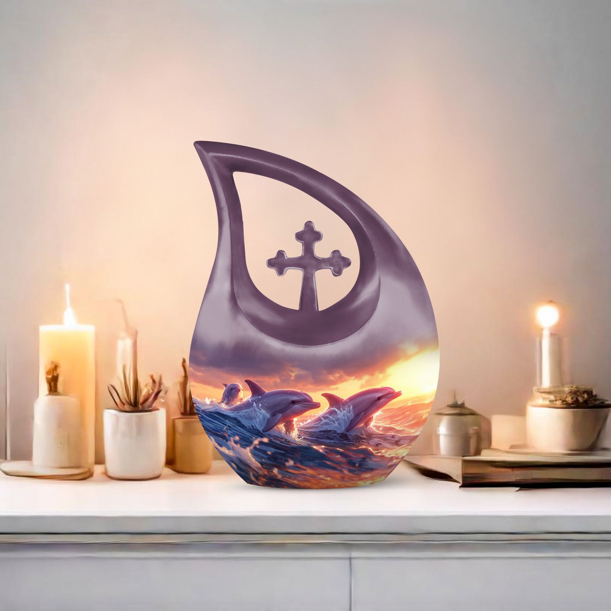 Dolphin Urns For Ashes - Urn Female Adult