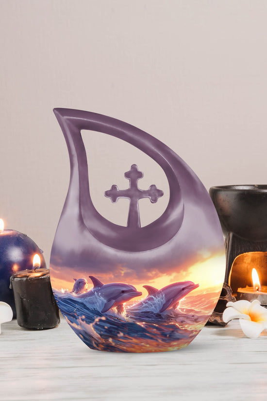 Dolphin Urns For Ashes - Urn Female Adult