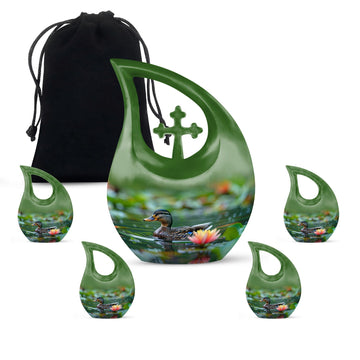 Large Urn With 4 Keepsake