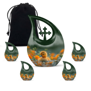 Large Urn With 4 Keepsake