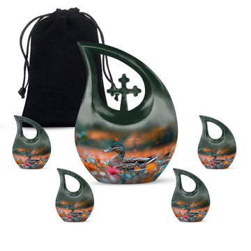 Large Urn With 4 Keepsake