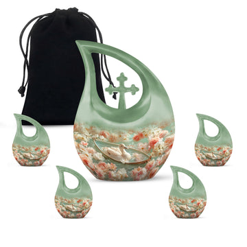 Large Urn With 4 Keepsake