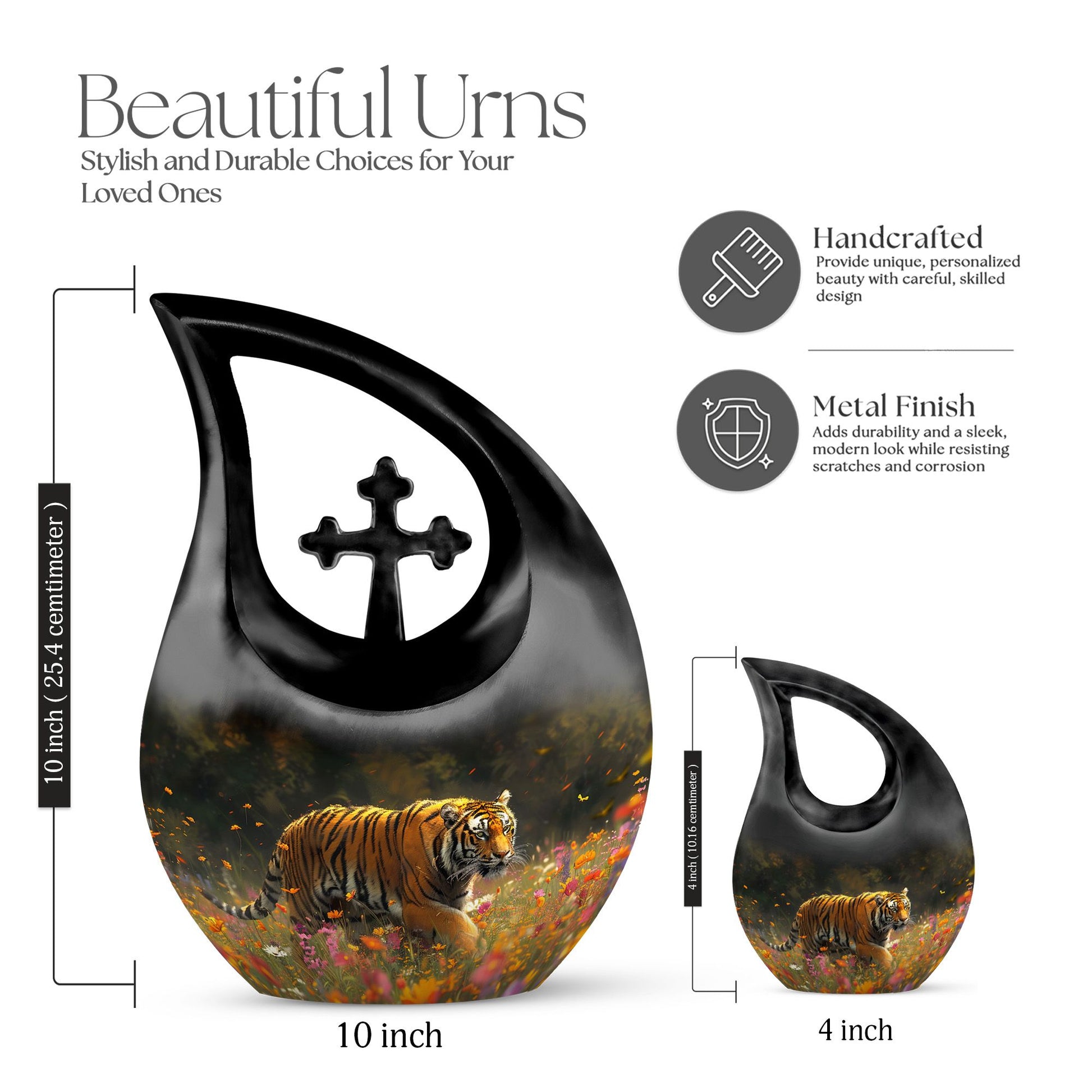 Tiger Urns For Ashes - Funeral Urns For Adult Ashes Women