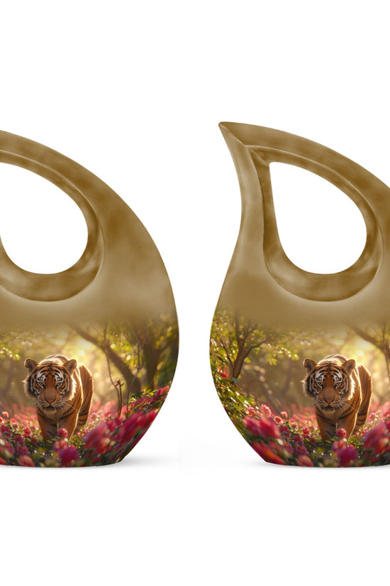 Tiger Urns For Ashes - Funeral Decor Urn - Memorial Urn