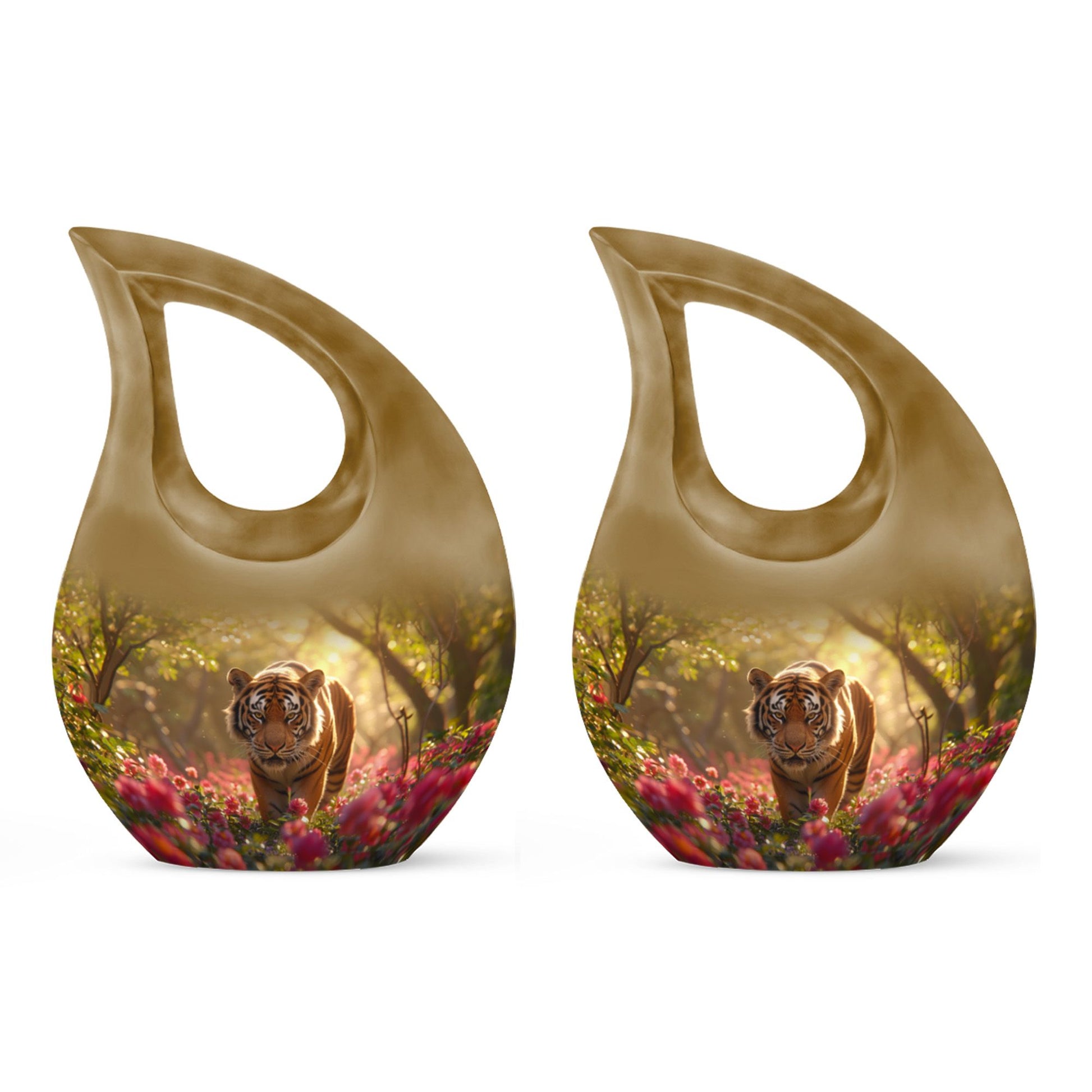 Tiger Urns For Ashes - Funeral Decor Urn - Memorial Urn