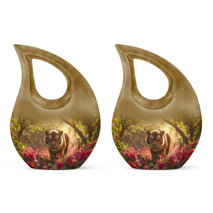 Tiger Urns For Ashes - Funeral Decor Urn - Memorial Urn