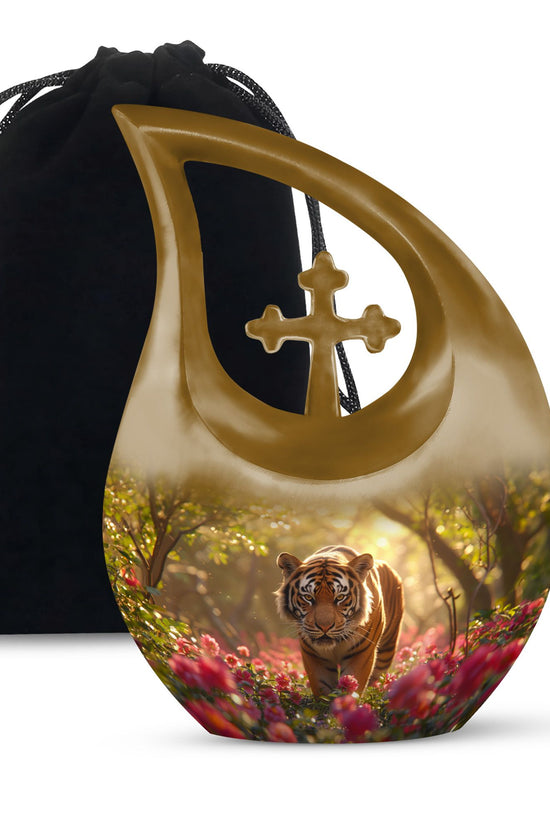 Tiger Urns For Ashes - Funeral Decor Urn - Memorial Urn