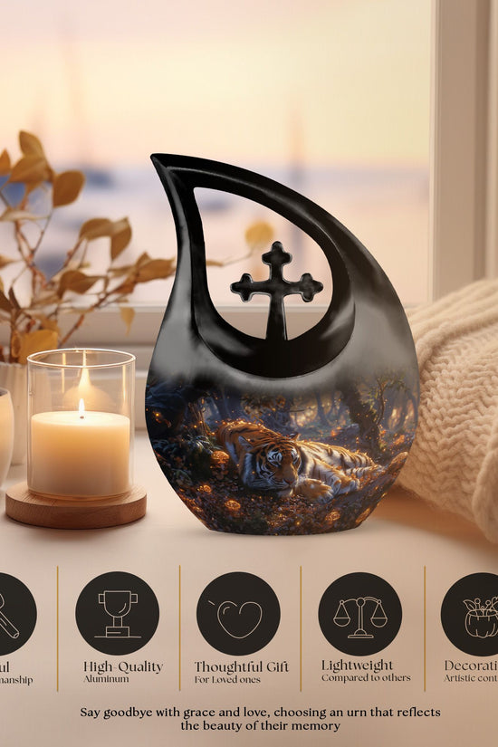 Tiger Urns For Ashes - Funeral Urn - Memorial Urn