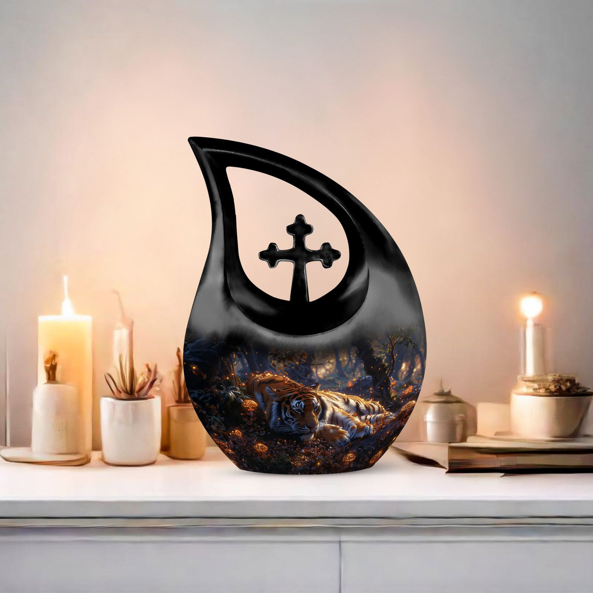 Tiger Urns For Ashes - Funeral Urn - Memorial Urn