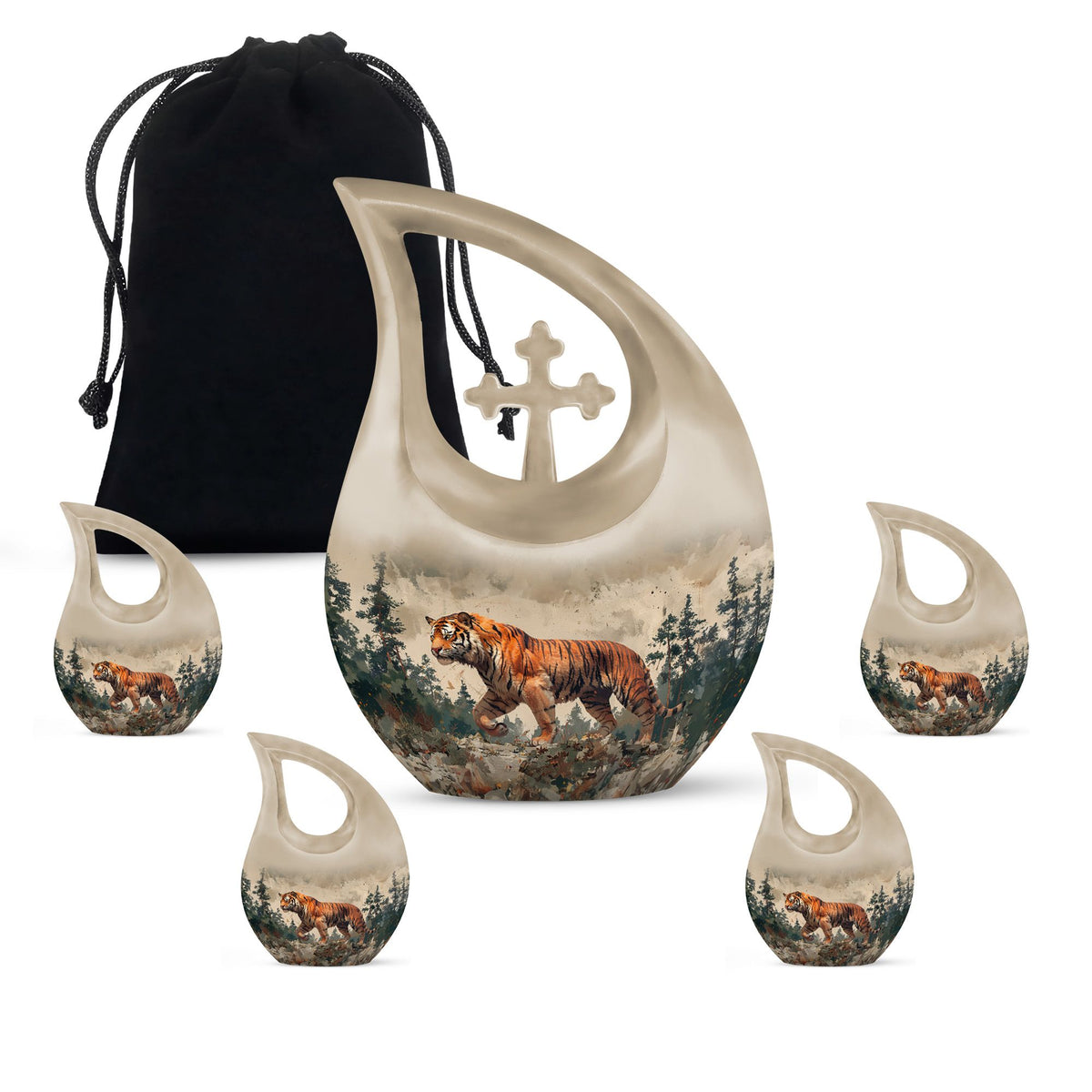 Tiger Urns For Ashes - Funeral Urns For Adult Ashes