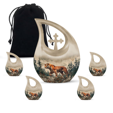 Large Urn With 4 Keepsake