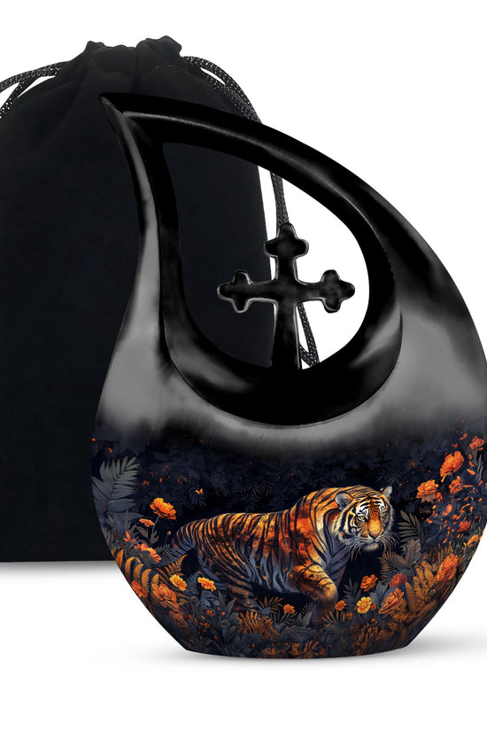 Tiger Urns For Ashes - Cremation Urns Large & Small Combo