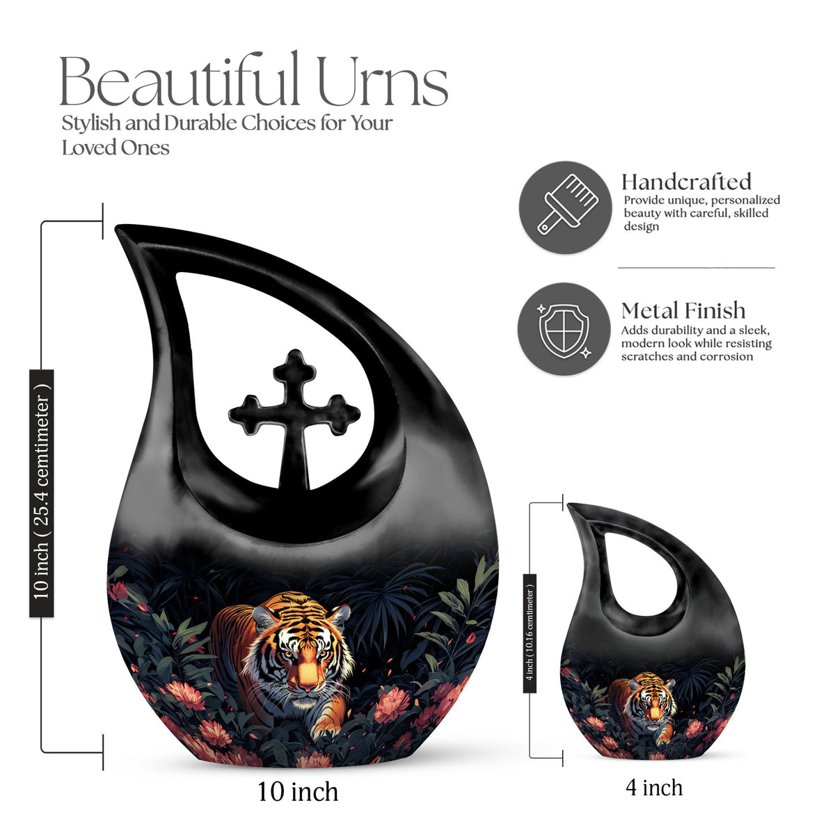 Tiger Urns For Ashes - Funeral Cremation Urns For Ashes