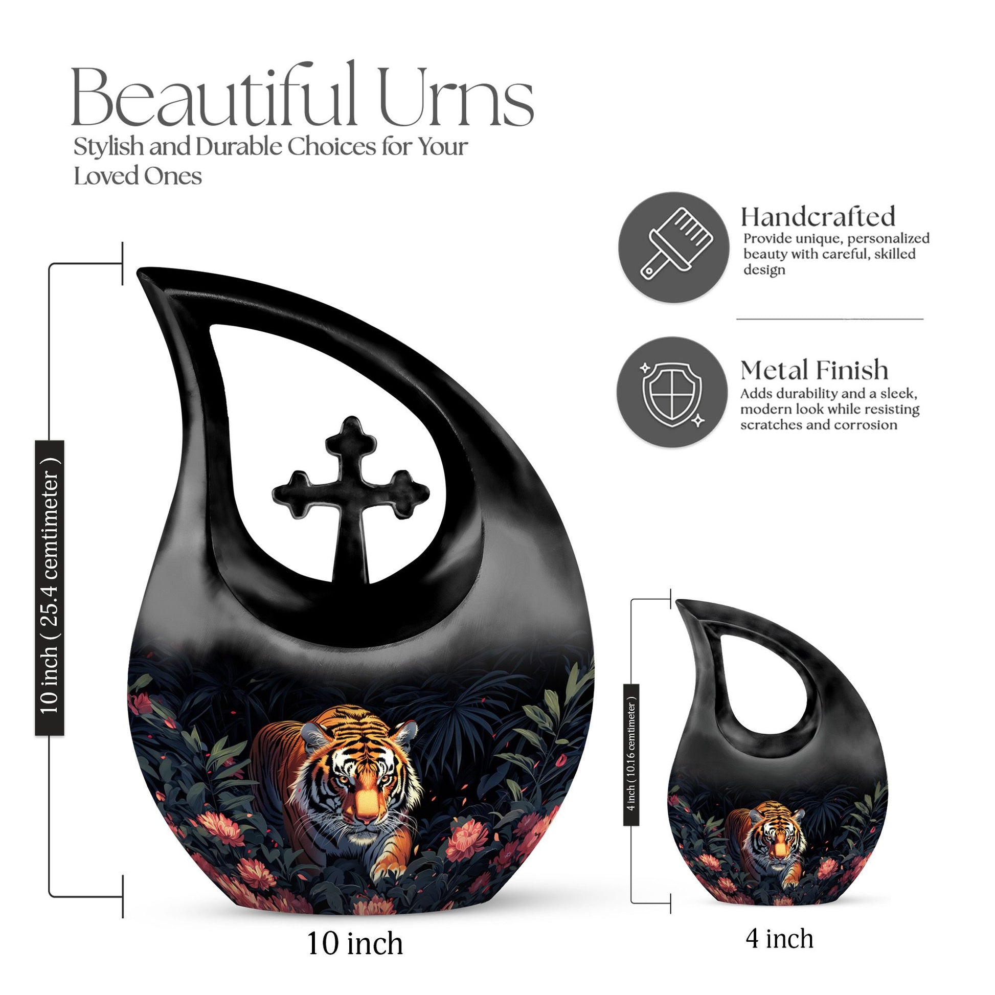 Tiger Urns For Ashes - Funeral Cremation Urns For Ashes
