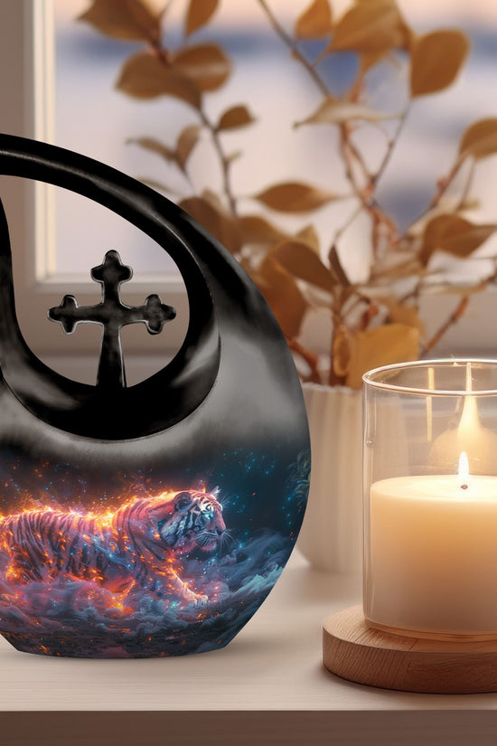 Tiger Urns For Ashes - Funeral Adult Urn