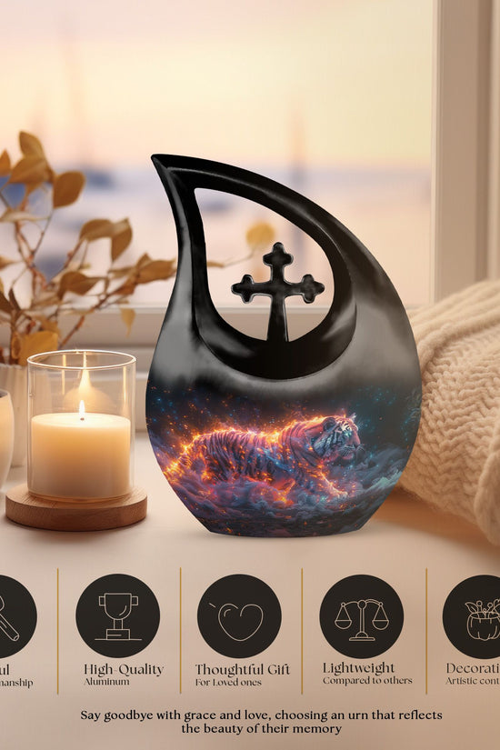 Tiger Urns For Ashes - Funeral Adult Urn