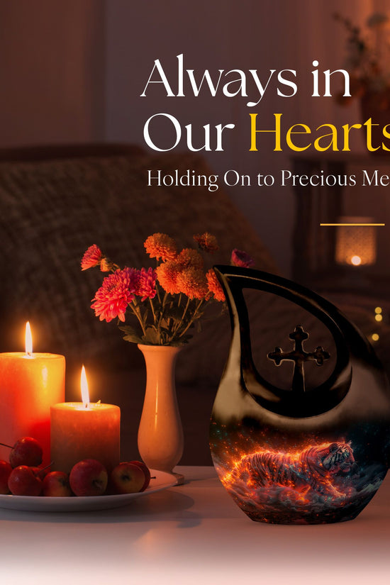 Tiger Urns For Ashes - Funeral Adult Urn