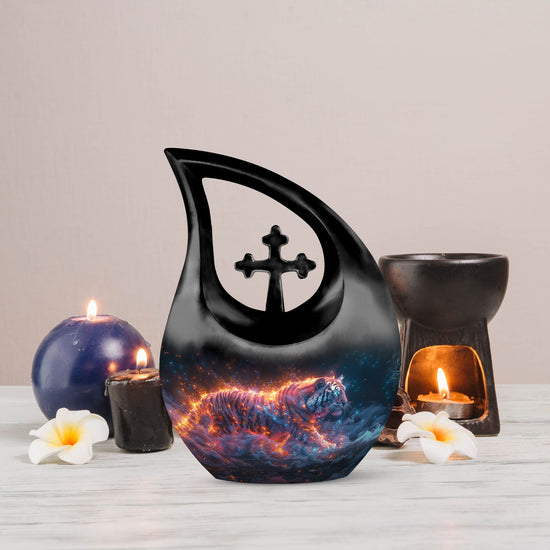 Tiger Urns For Ashes - Funeral Adult Urn