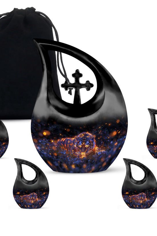 Tiger Urns For Ashes - Small Funeral Urns