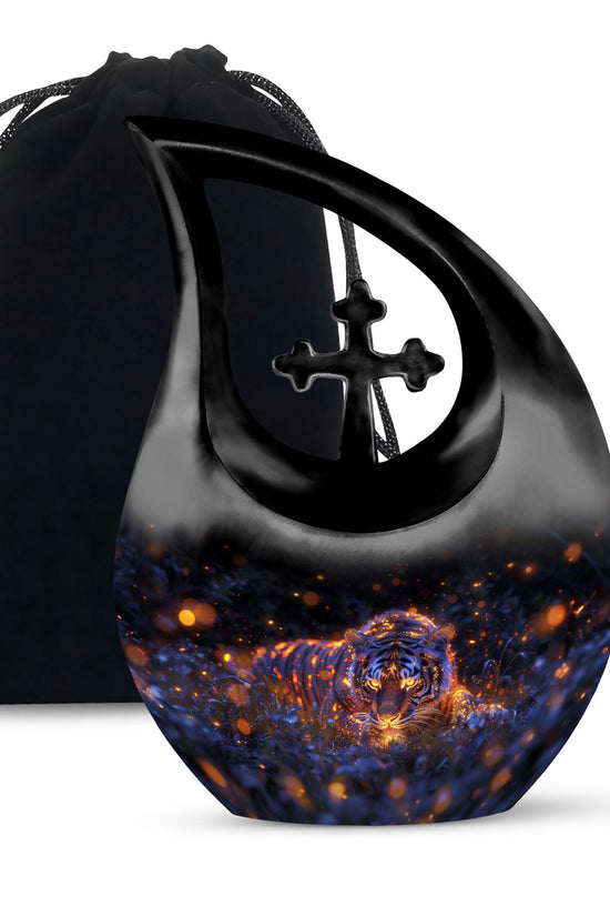 Tiger Urns For Ashes - Small Funeral Urns