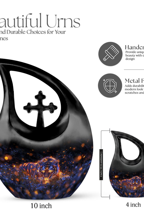 Tiger Urns For Ashes - Small Funeral Urns